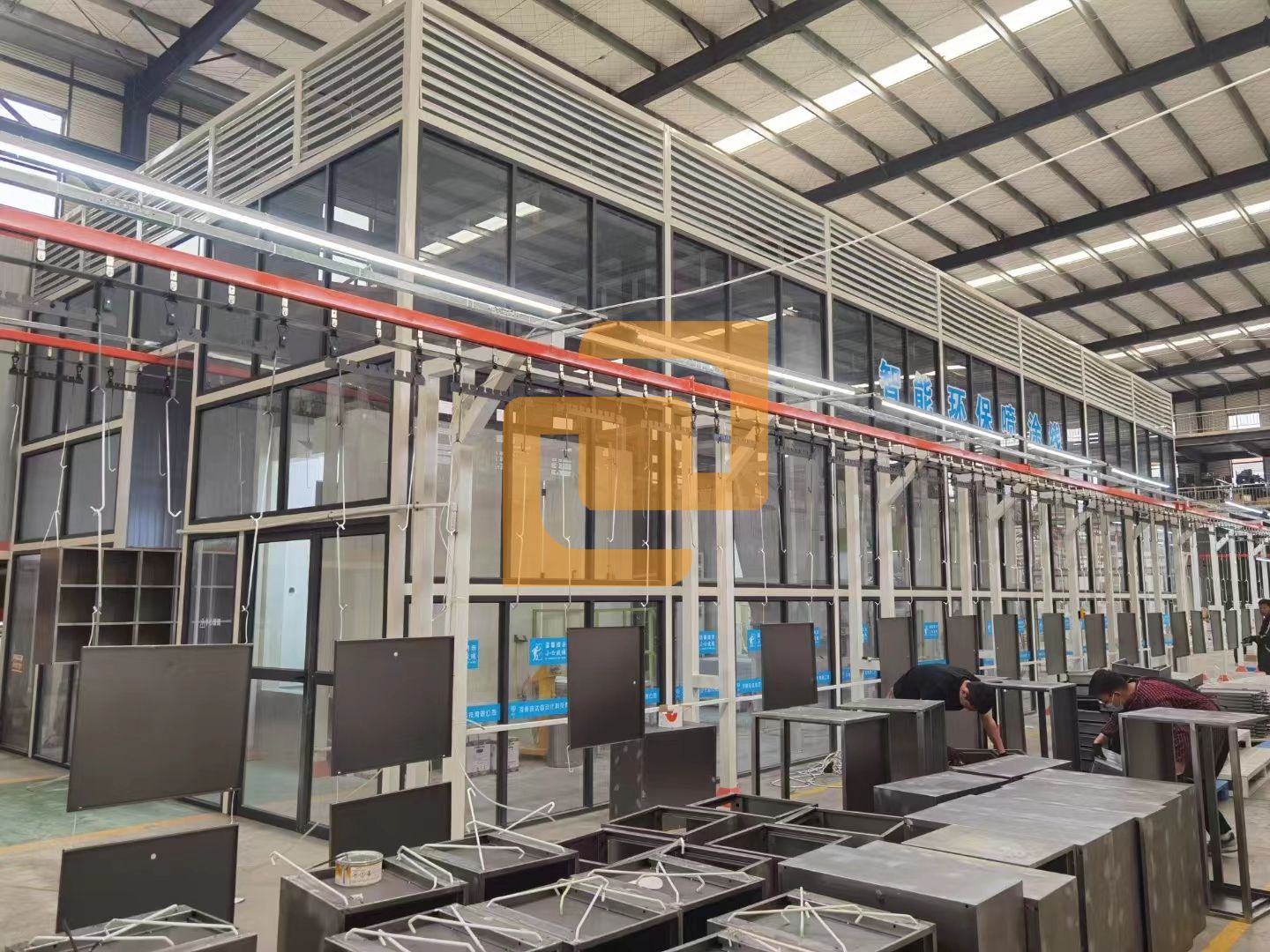 Enclosed Track Conveyor System with Conveyor Parts for Elevator Powder