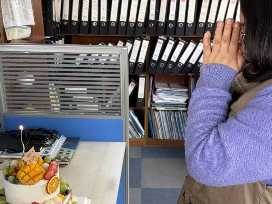 Warm Moments: A Little Birthday Joy in The Office