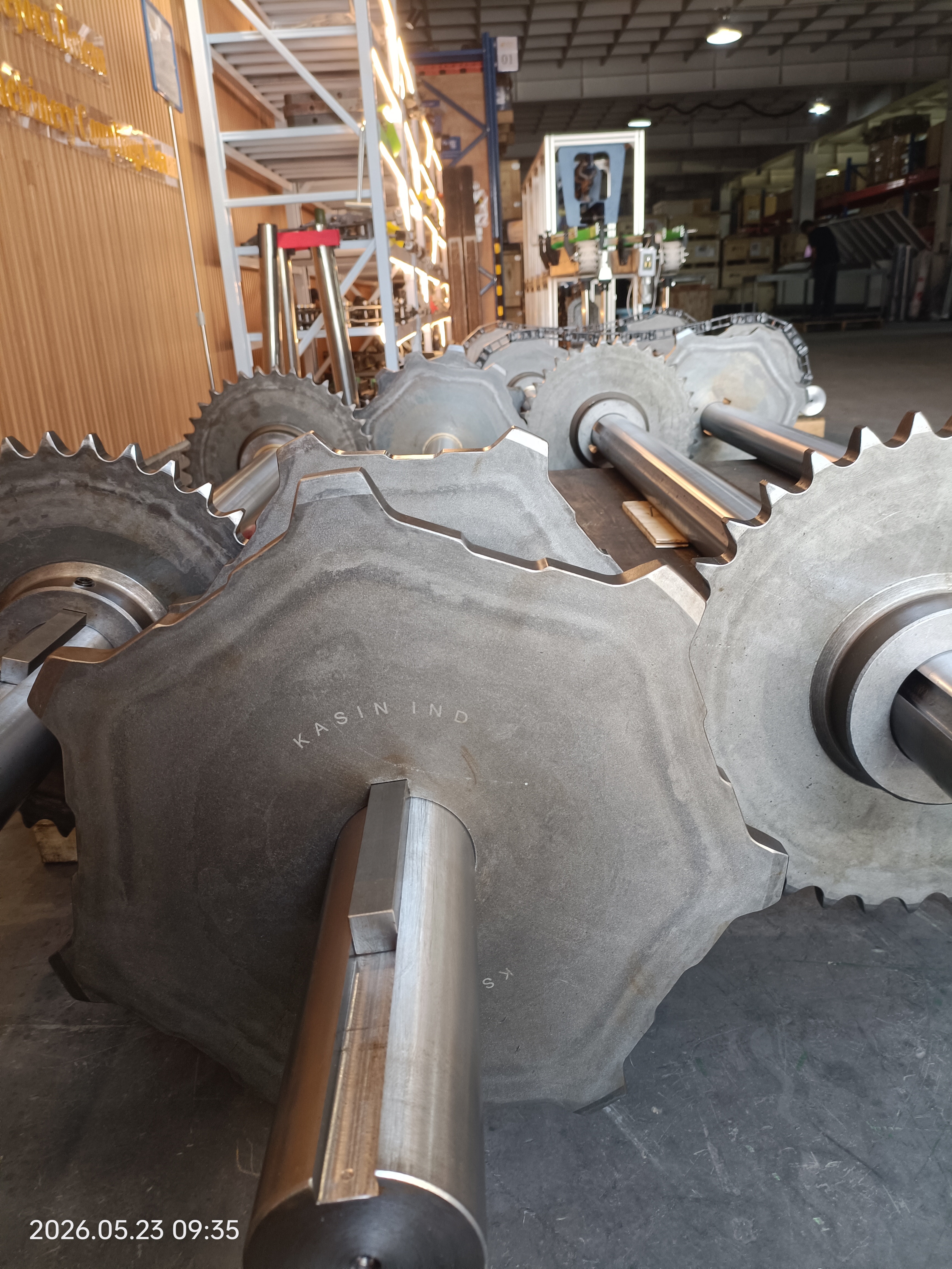 Shaft and Sprocket for Drop Forged Rivetless Chain Heavy-Duty Conveyor Drive Components