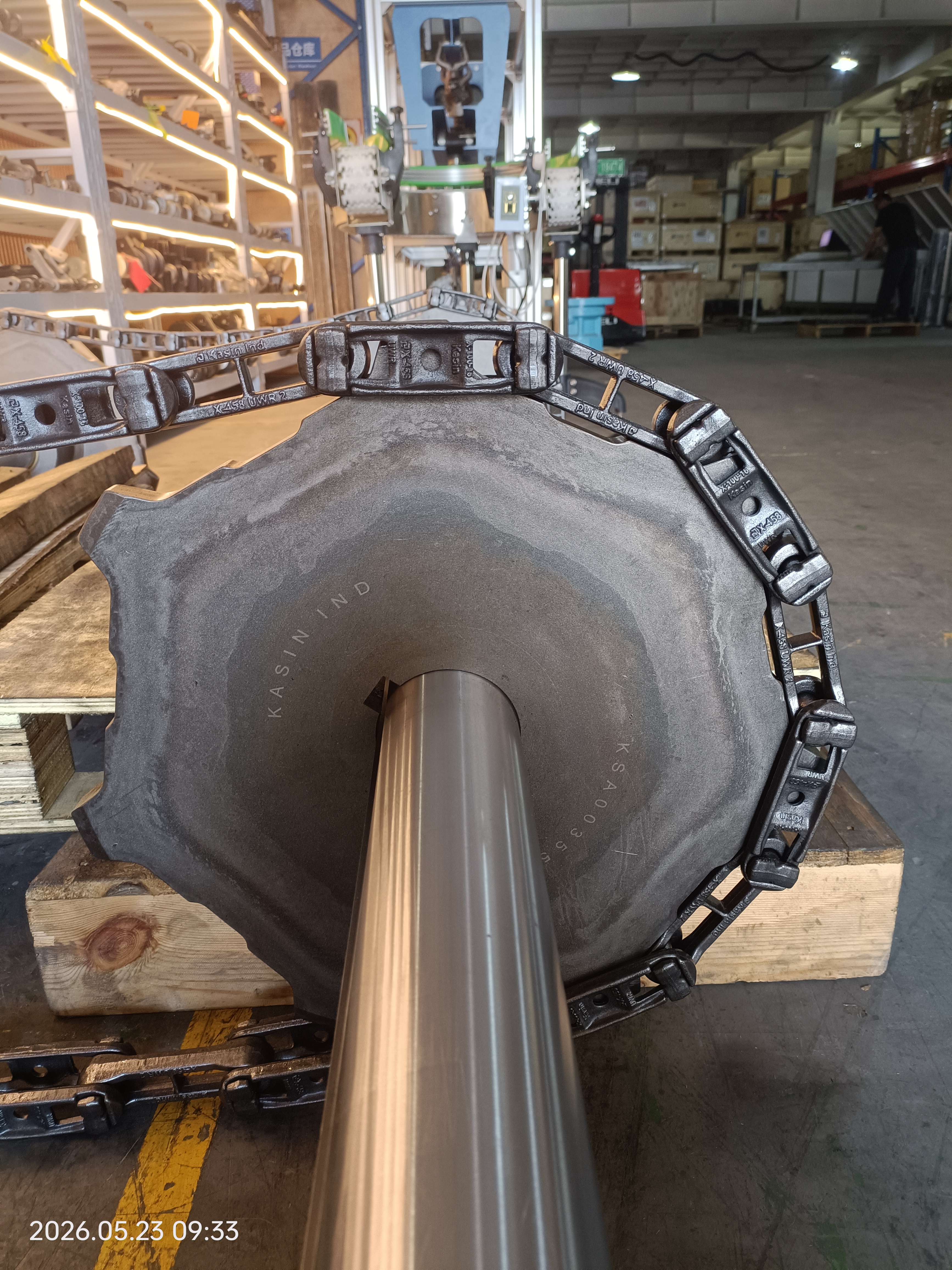Shaft and Sprocket for Drop Forged Rivetless Chain Heavy-Duty Conveyor Drive Components