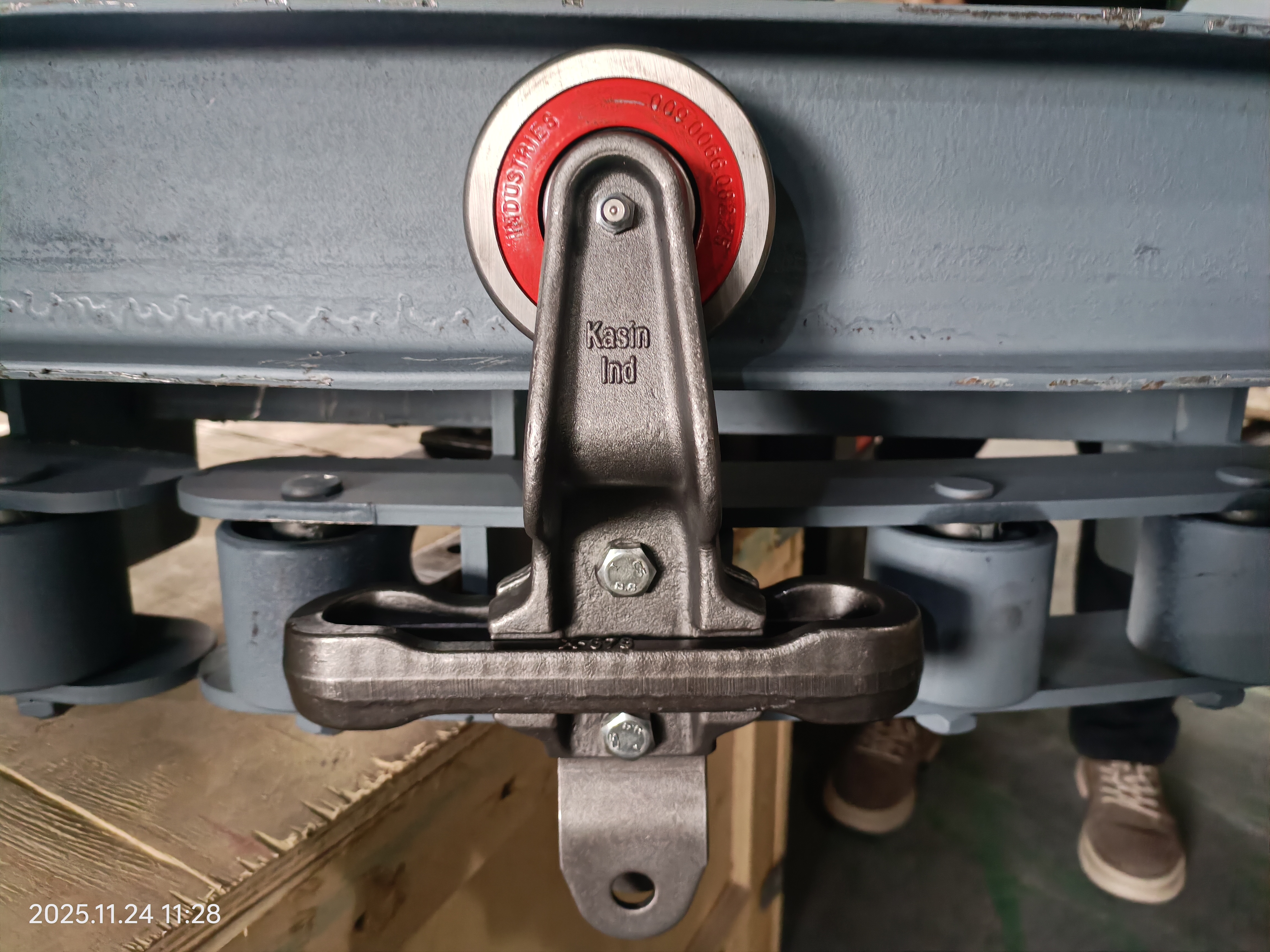 Trolley for Drop Forged Rivetless Chain Heavy-Duty Conveyor Carrier