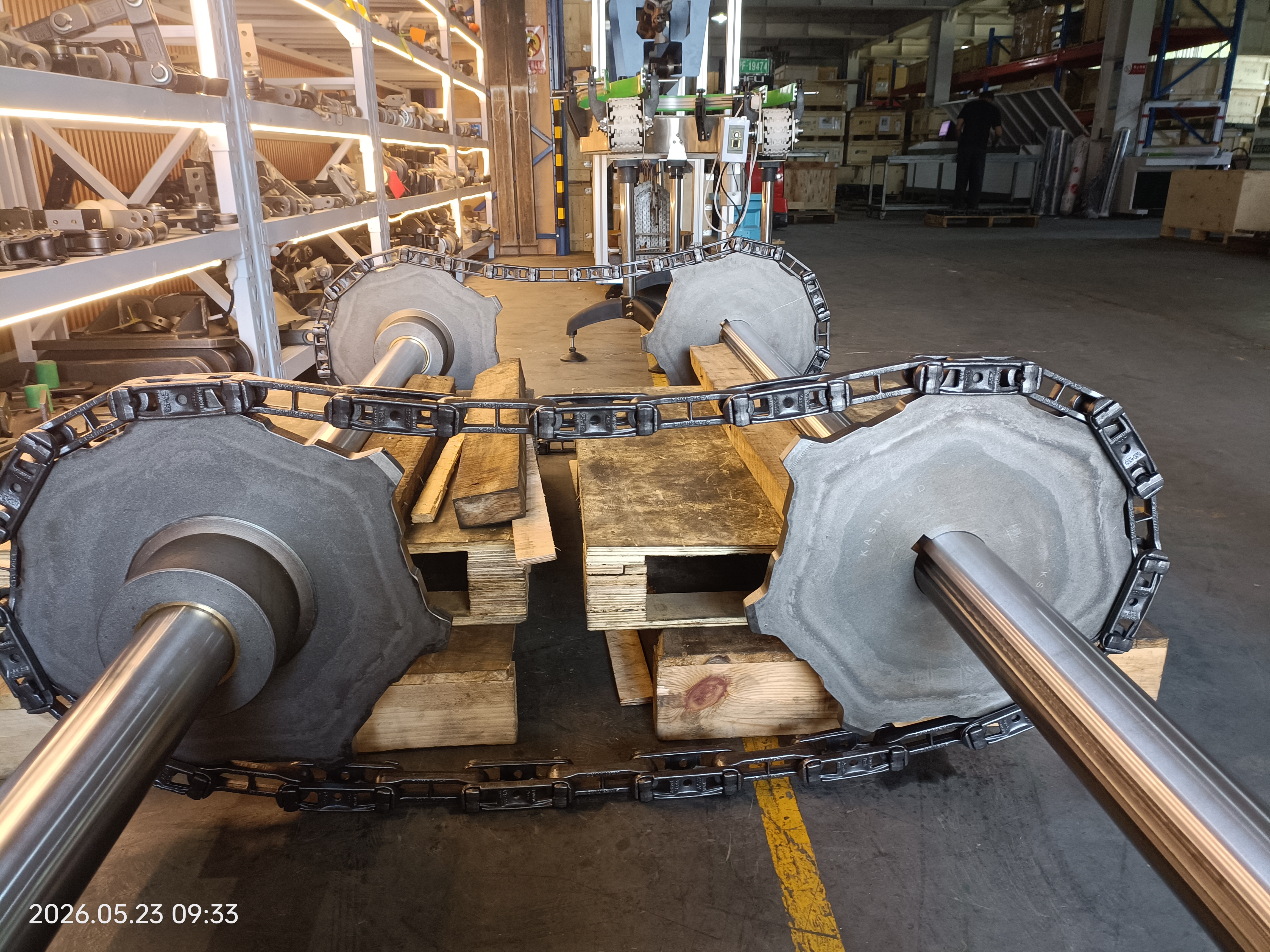 Shaft and Sprocket for Drop Forged Rivetless Chain Heavy-Duty Conveyor Drive Components